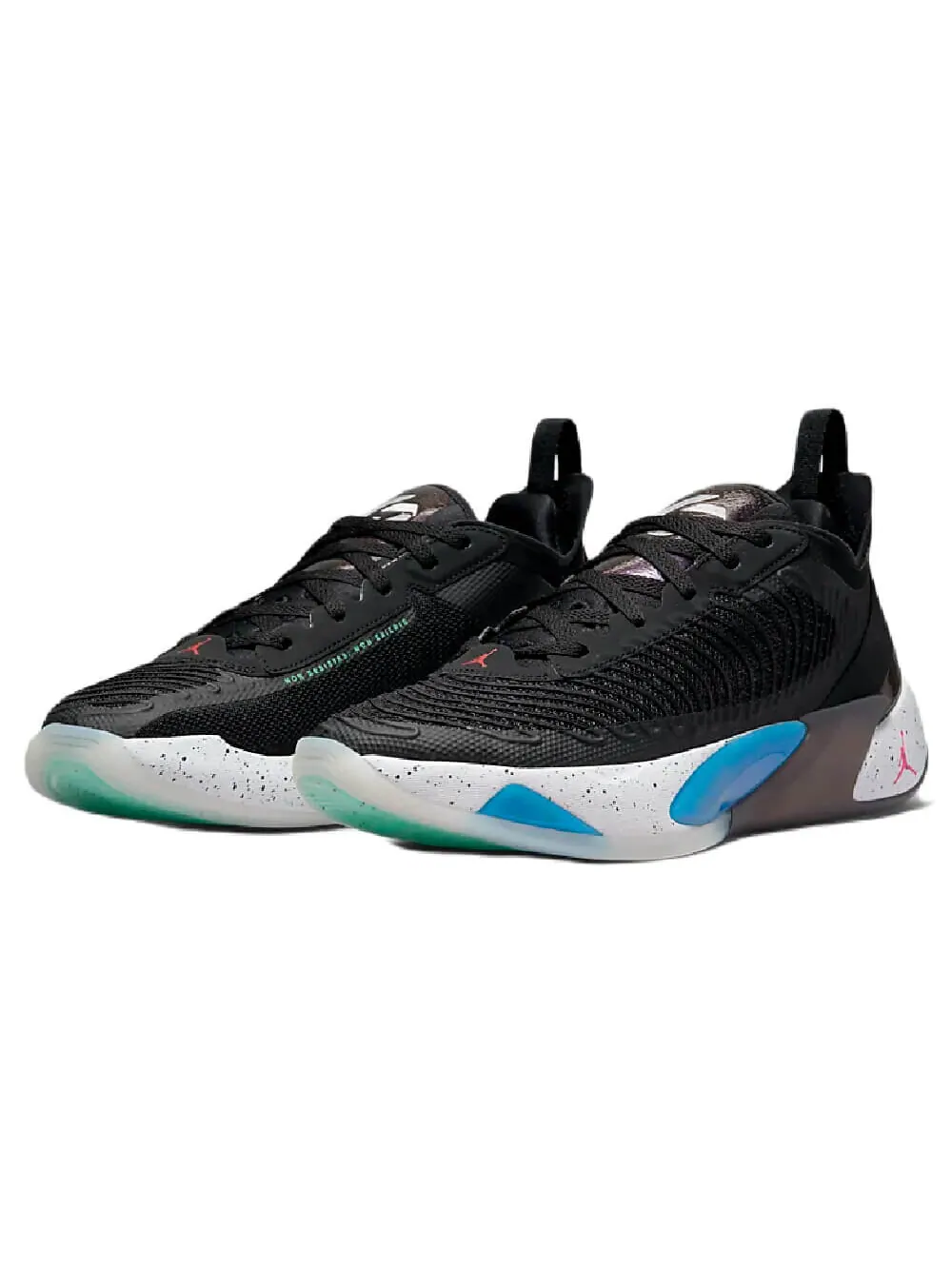 Кроссовки Nike Air Jordan Luka 1 — изображение 2 из 7, черный/белый/голубой