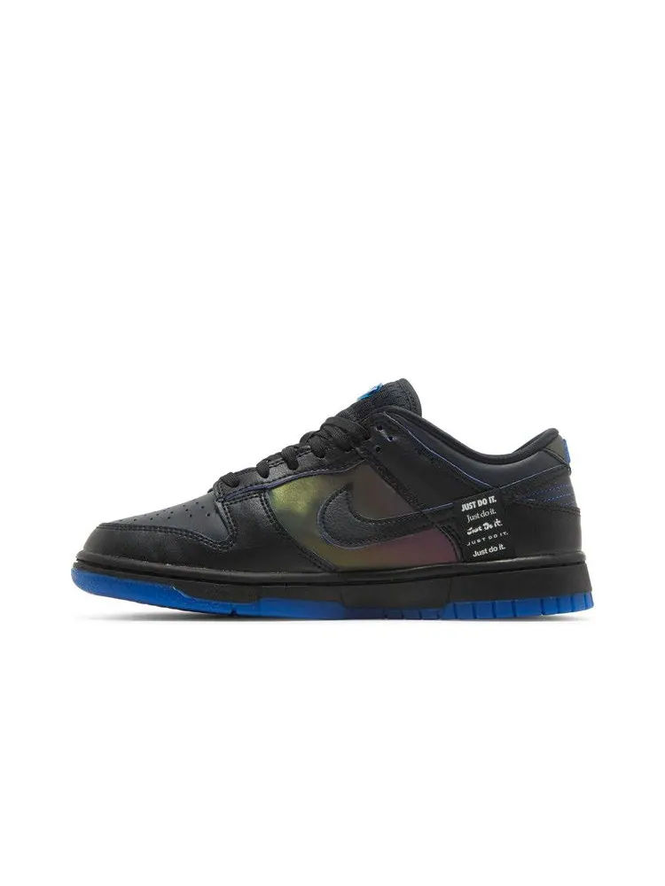 Кроссовки Nike Wmns Dunk Low 'Black Royal Iridescent' — изображение 4 из 9, черный/черный