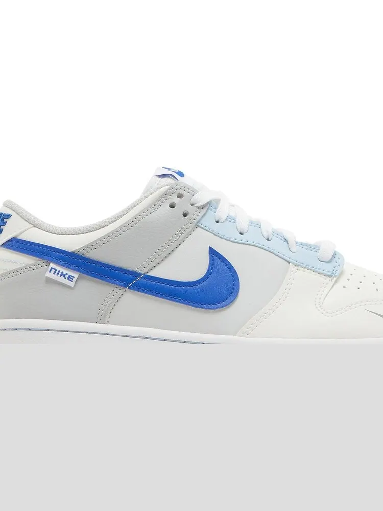Кроссовки Nike Dunk Low GS 'Just Stitch It - Hyper Royal' — изображение 2 из 8, бежевый