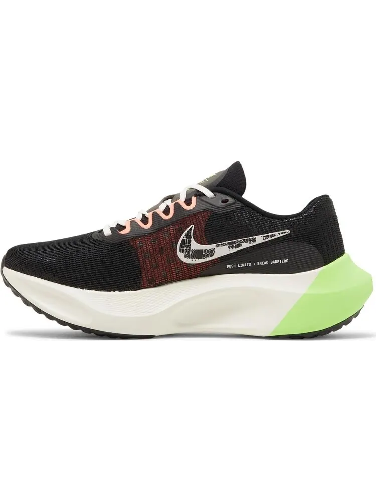 Кроссовки Nike Zoom Fly 5 'Black Ghost Green' — изображение 3 из 8, черный