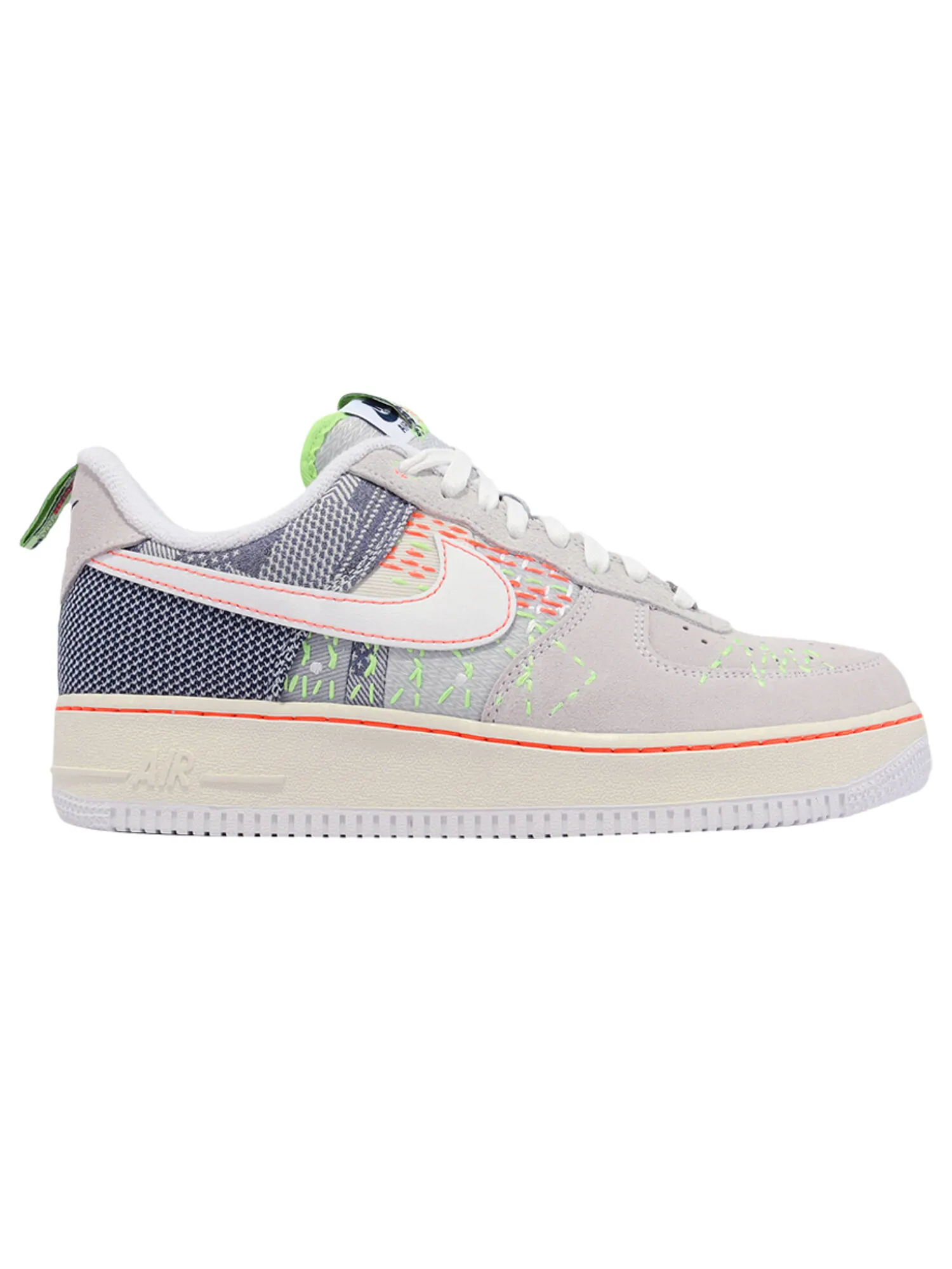 Кроссовки Nike Air Force 1 '07 Premium 'Sashiko' — изображение 1 из 6, серый