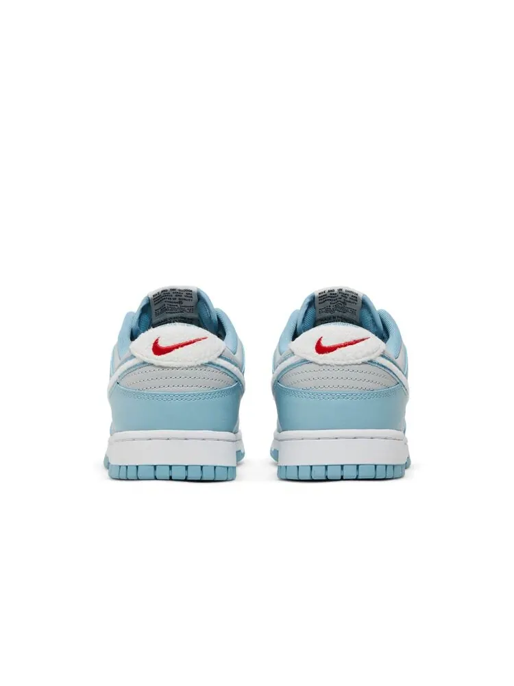 Кроссовки Nike Dunk Low Fleece Swoosh - Light Blue — изображение 6 из 6, светлый синий