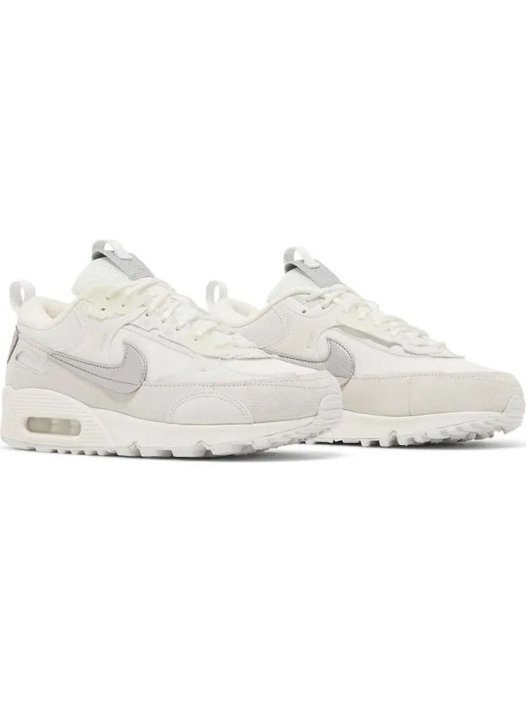 Кроссовки Nike Wmns Air Max 90 Futura 'White Metallic Silver' — изображение 8 из 8, белый