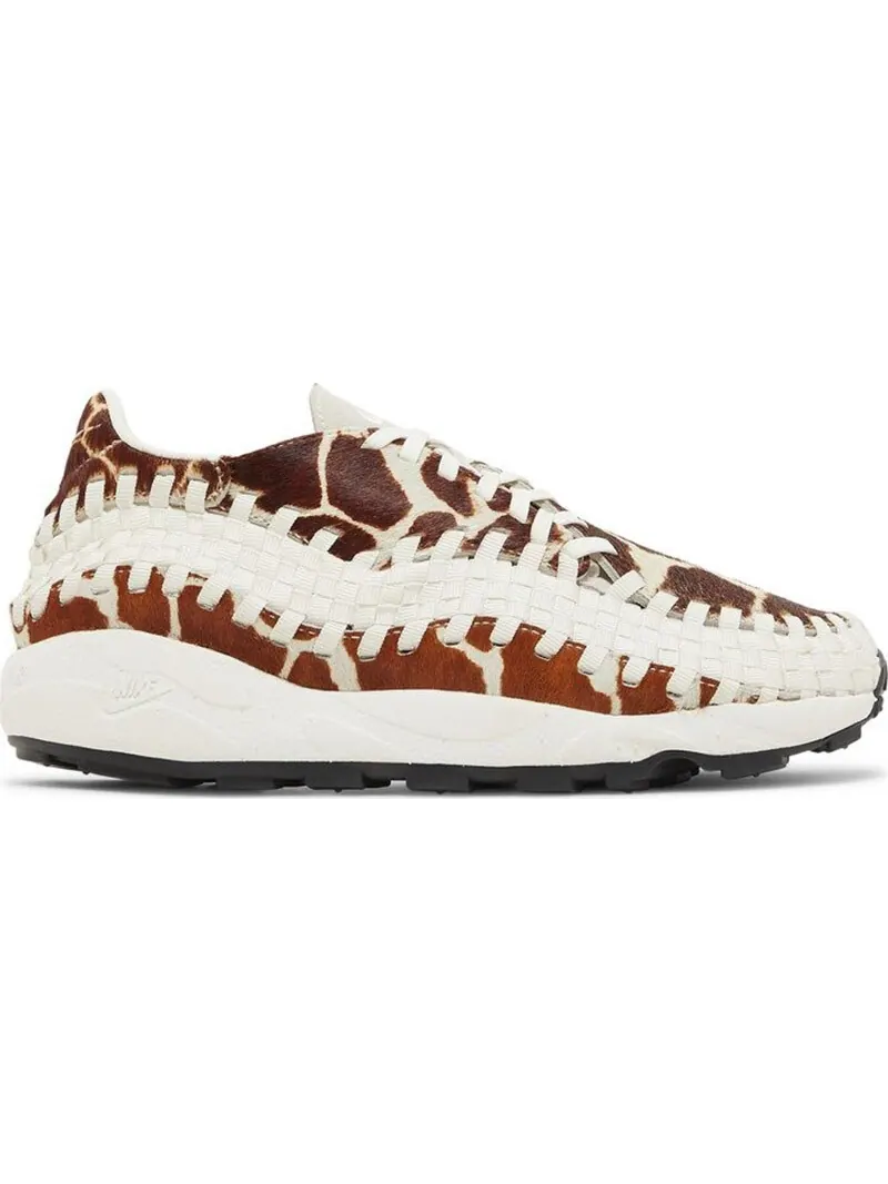 Кроссовки Nike Wmns Air Footscape Woven 'Cow Print' — изображение 1 из 4, коричневый/мультиколор