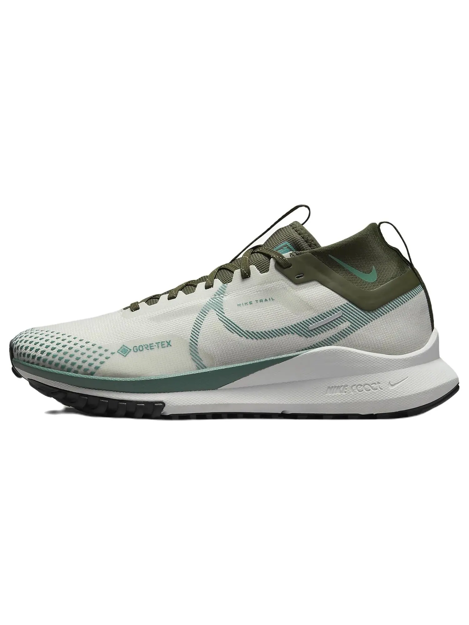 Кроссовки Nike React Pegasus Trail 4 Gore-tex — изображение 1 из 7, слоновая кость/хаки