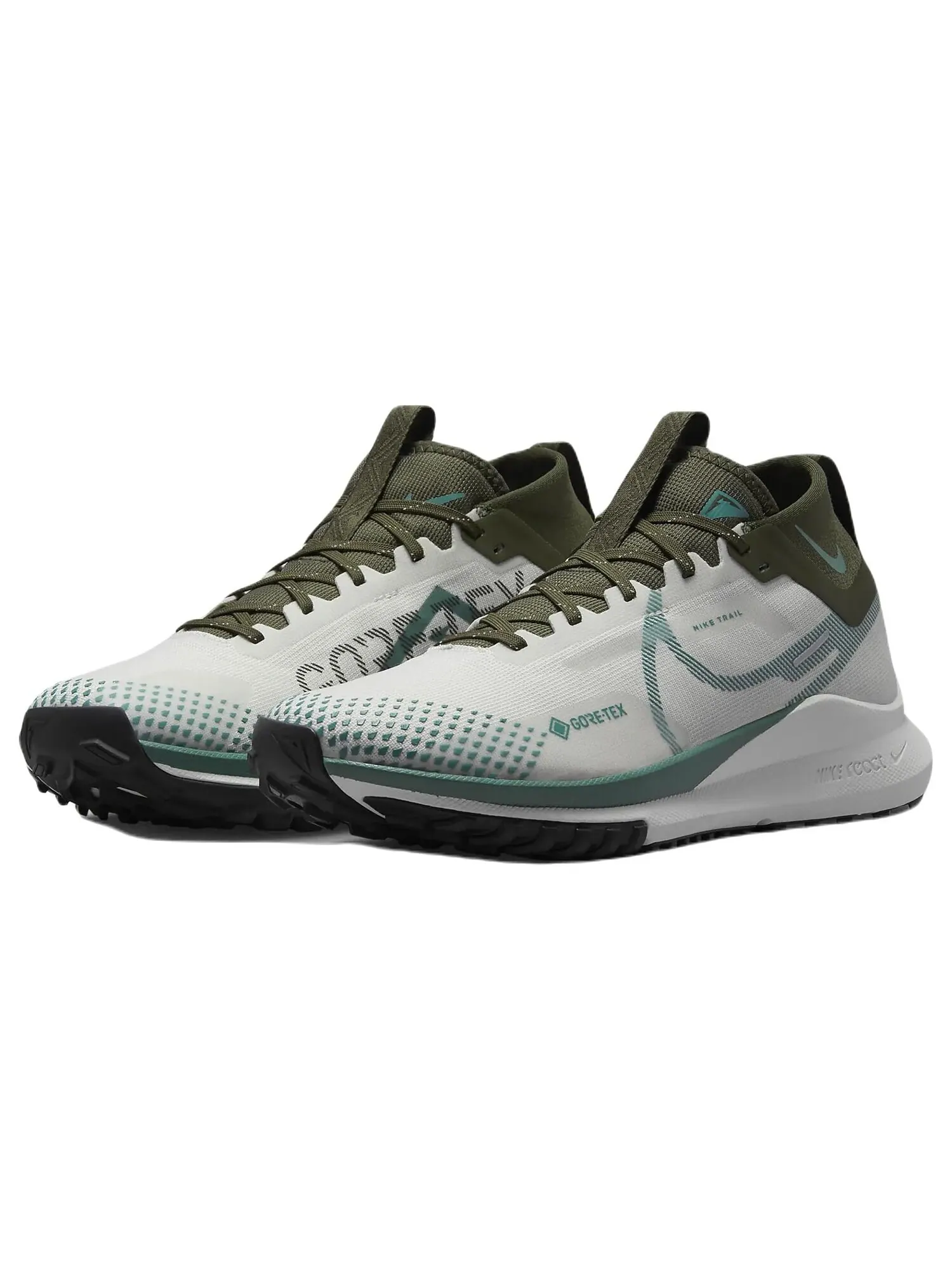 Кроссовки Nike React Pegasus Trail 4 Gore-tex — изображение 2 из 7, слоновая кость/хаки