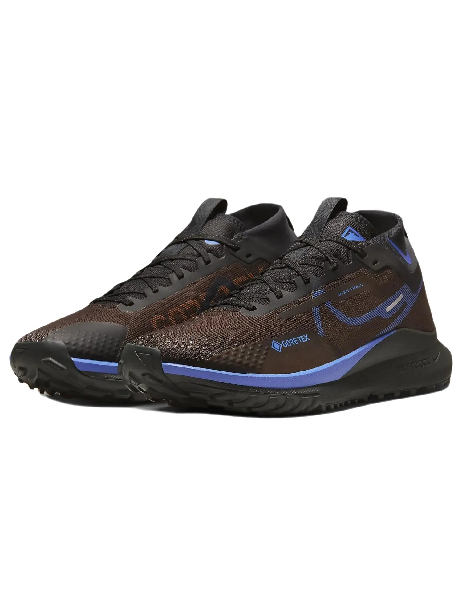 Кроссовки Nike React Pegasus Trail 4 Gore-tex — изображение 2 из 7, коричневый/черный/синий