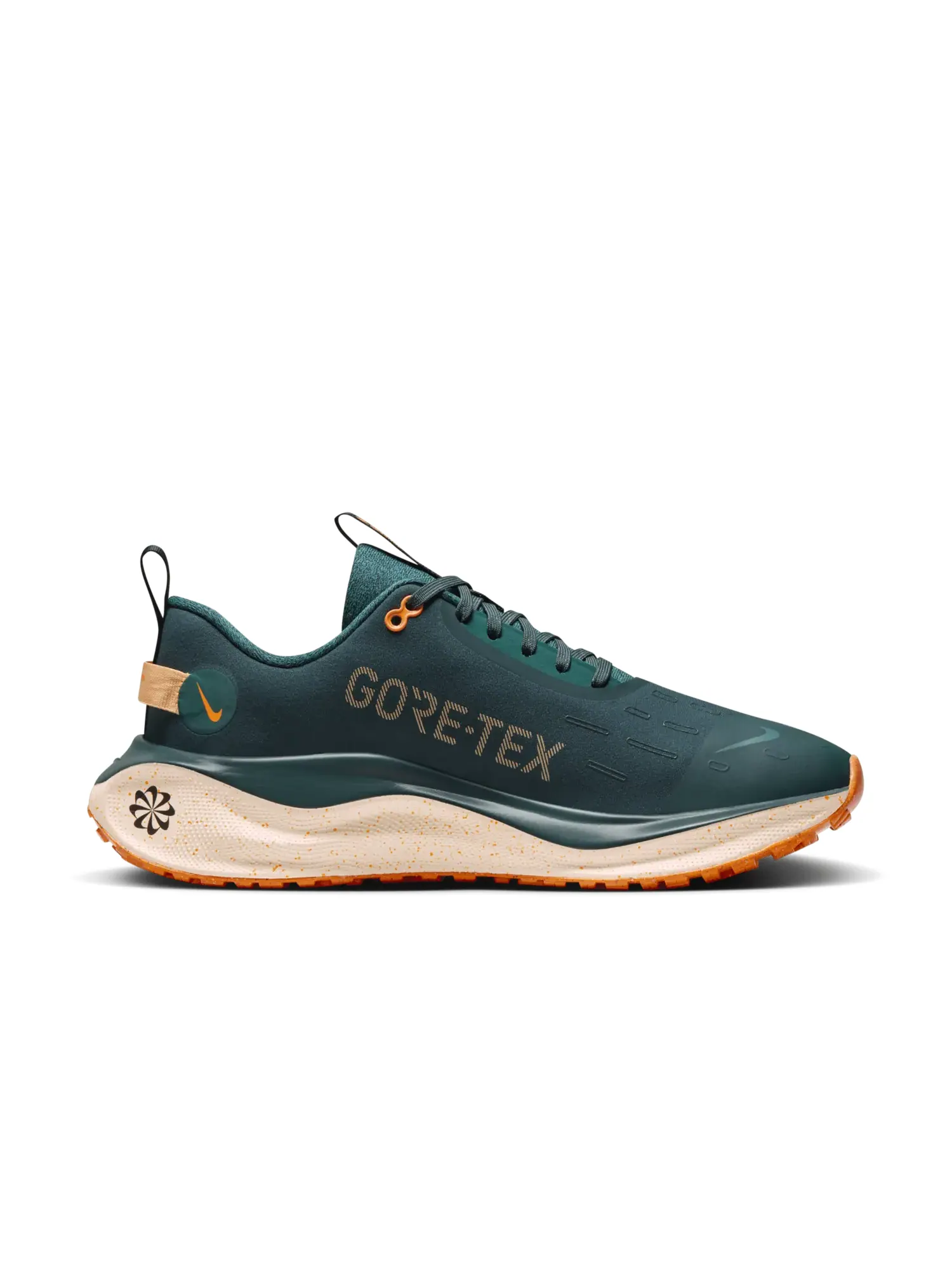 Кроссовки Nike ReactX Infinity Run 4 GORE-TEX Deep Jungle Total Orange — изображение 1 из 3