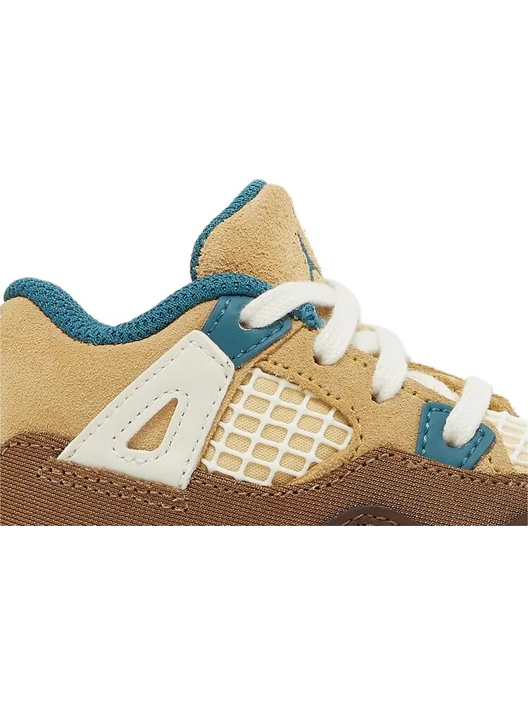 Кроссовки Air Jordan 4 Retro TD 'Cacao Wow' — изображение 2 из 4, коричневый
