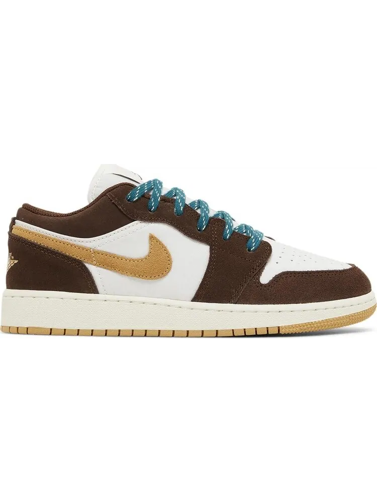 Кроссовки Air Jordan 1 Low GS 'Cacao Wow' — изображение 1 из 4, коричневый