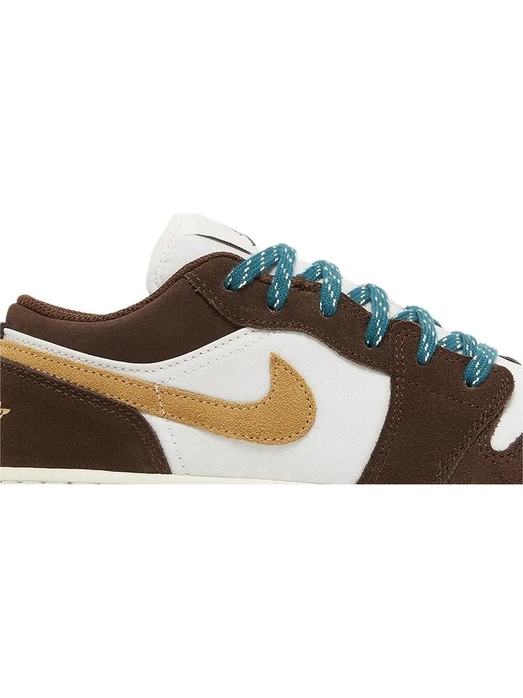Кроссовки Air Jordan 1 Low GS 'Cacao Wow' — изображение 2 из 4, коричневый