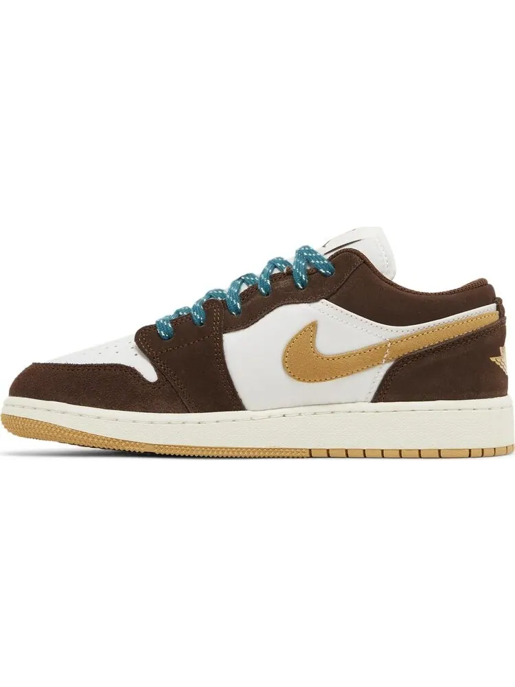Кроссовки Air Jordan 1 Low GS 'Cacao Wow' — изображение 3 из 4, коричневый