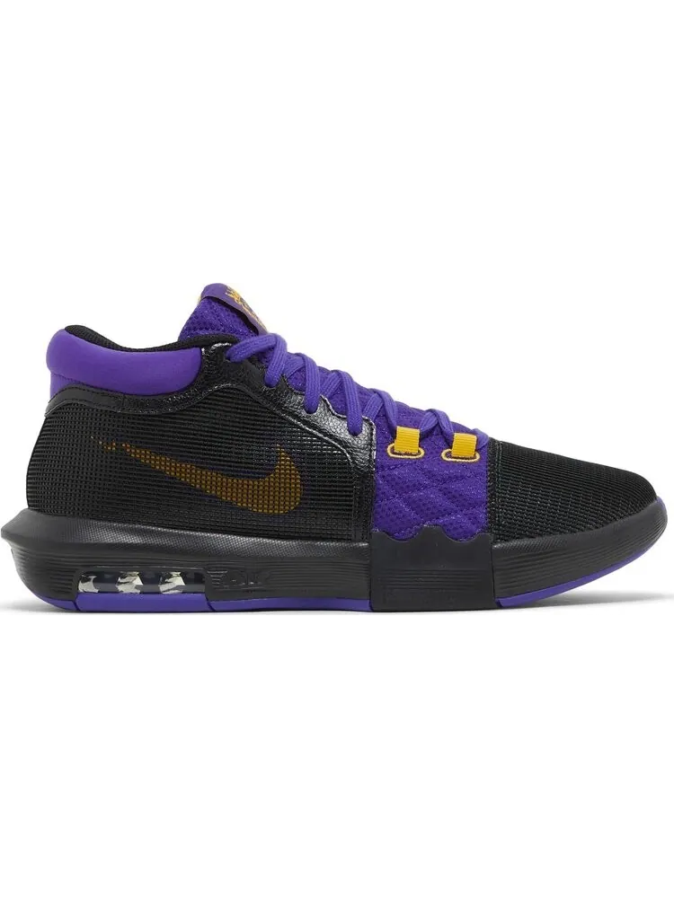 Кроссовки LeBron Witness 8 'Lakers' — изображение 1 из 4, черный