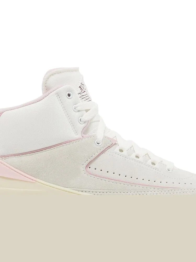 Кроссовки Wmns Air Jordan 2 Retro 'Soft Pink' — изображение 2 из 4, белый
