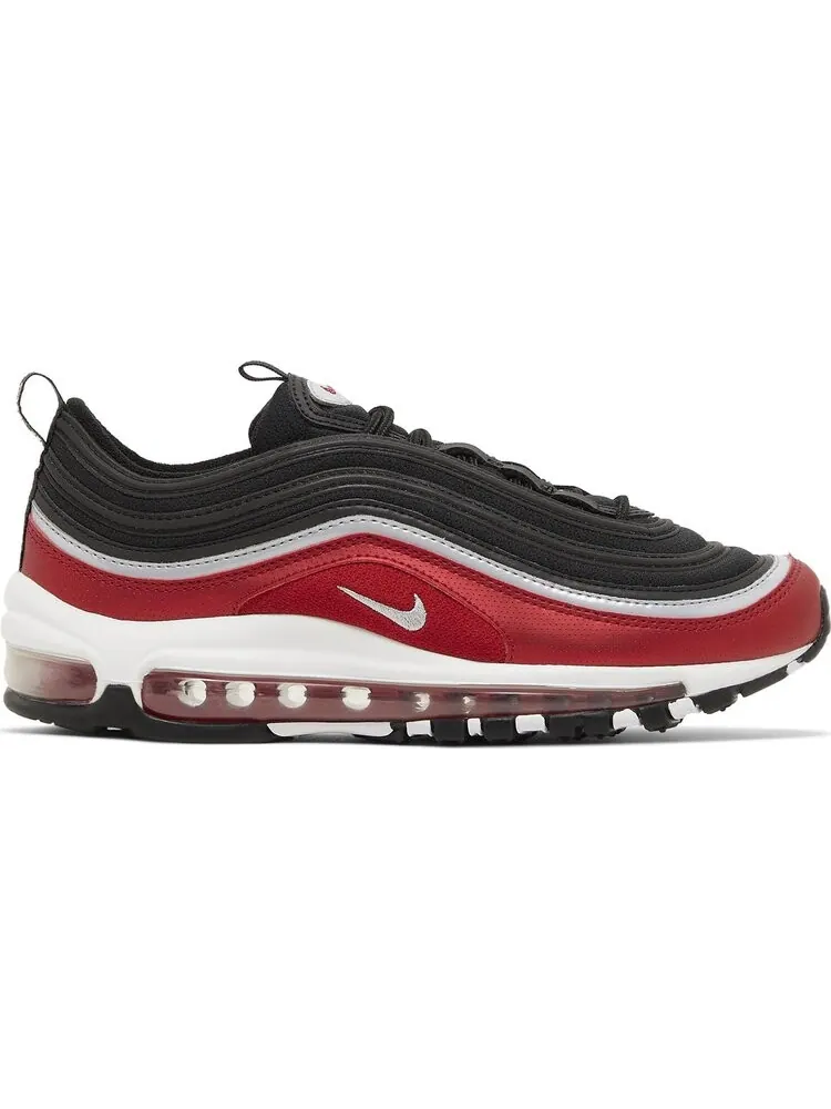 Кроссовки Air Max 97 SE GS 'Black Varsity Red' — изображение 1 из 4, черный