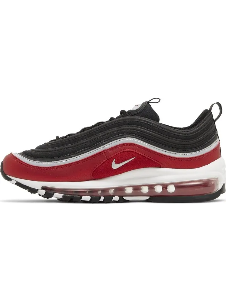 Кроссовки Air Max 97 SE GS 'Black Varsity Red' — изображение 3 из 4, черный