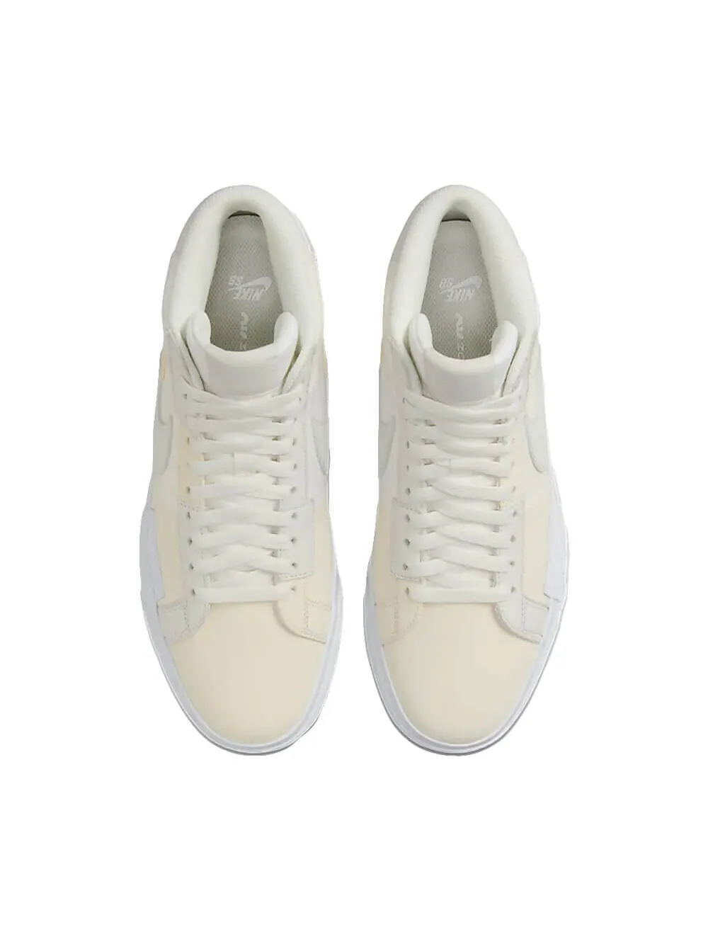 Скейтерские кеды Nike SB Zoom Blazer Mid Premium — изображение 2 из 6, белый/кремовый