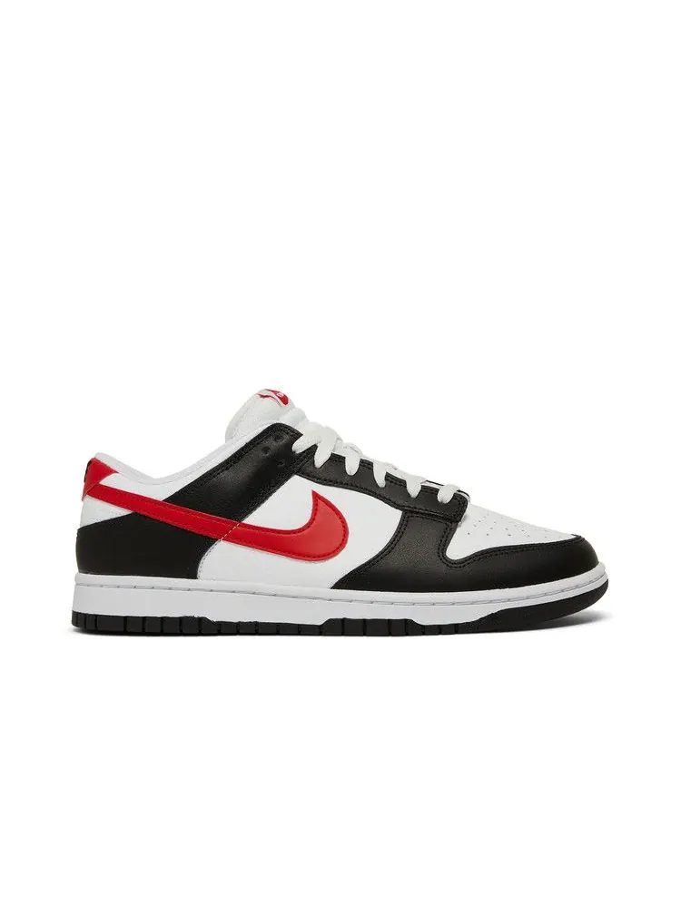 Кроссовки Nike Dunk Low 'Black White Red' — изображение 2 из 9, черный/красный/белый