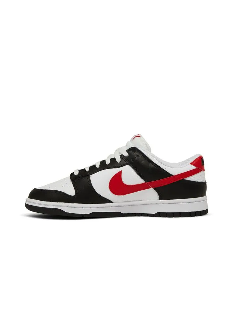 Кроссовки Nike Dunk Low 'Black White Red' — изображение 4 из 9, черный/красный/белый