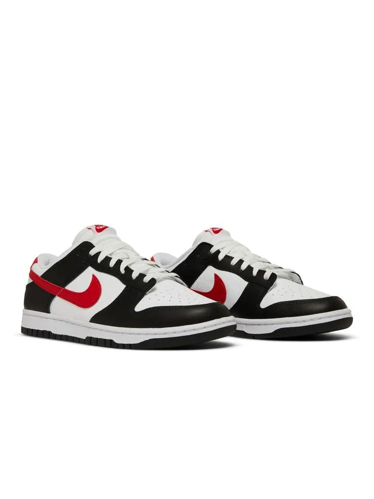 Кроссовки Nike Dunk Low 'Black White Red' — изображение 9 из 9, черный/красный/белый