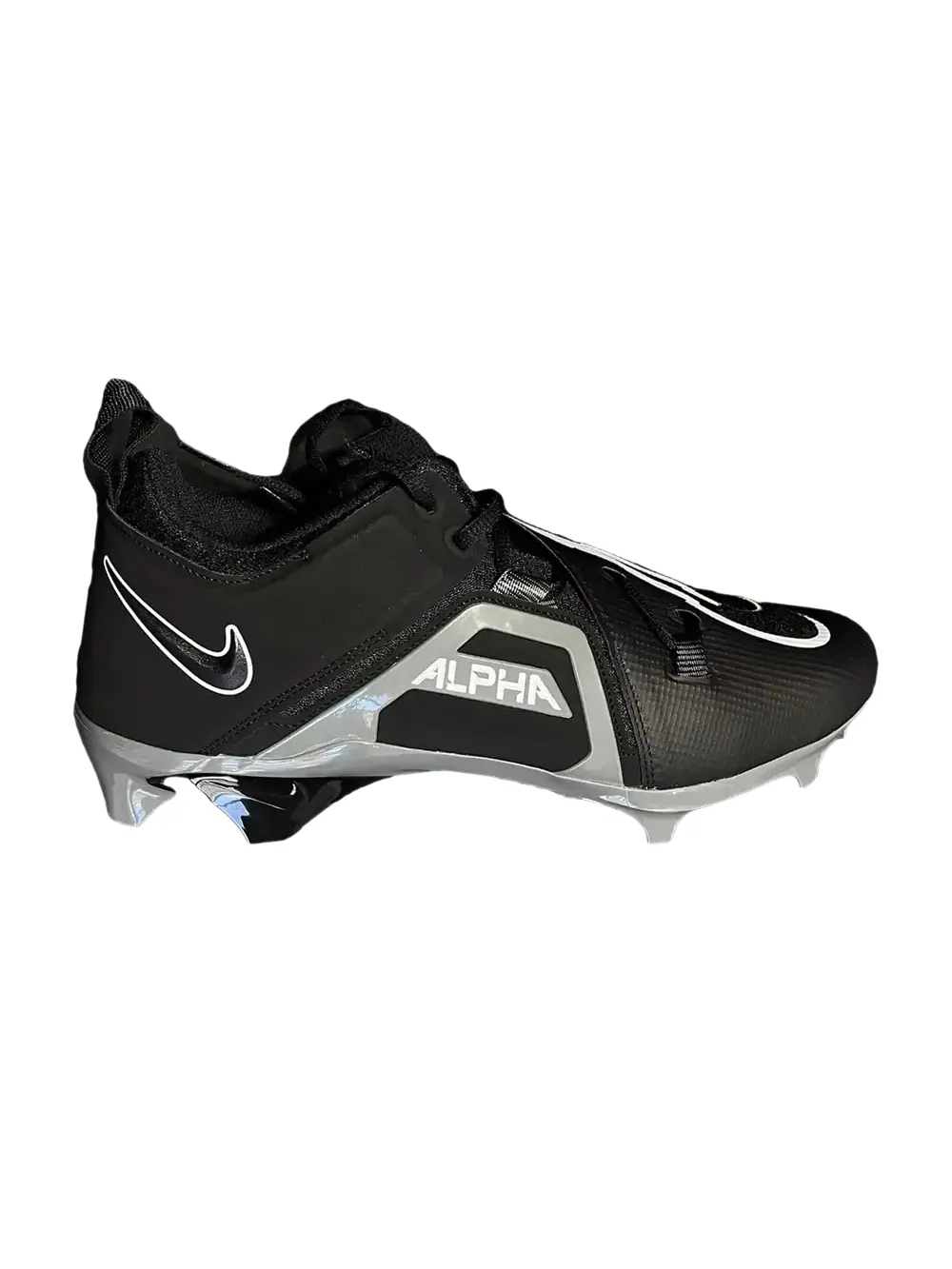 Кроссовки Nike Alpha Menace Pro 3 Low — изображение 1 из 1, черный/белый/серый
