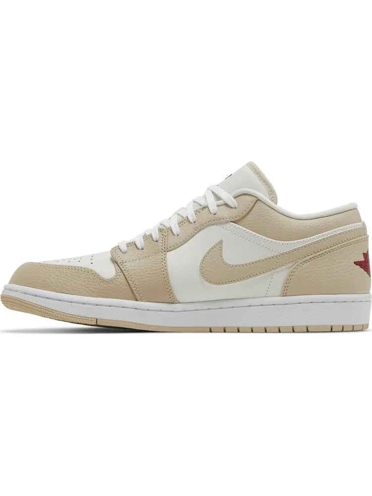 Кроссовки Air Jordan 1 Low SE Sail Rattan — изображение 3 из 8, бежевый