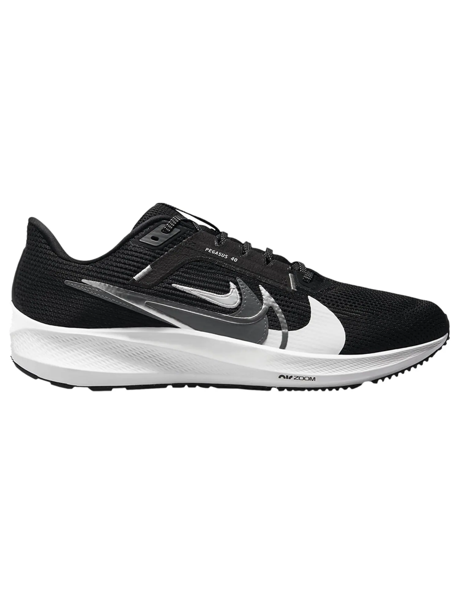 Кроссовки Nike Air Zoom Pegasus 40 Premium 'Quadruple Swoosh - Black' — изображение 1 из 1, черный