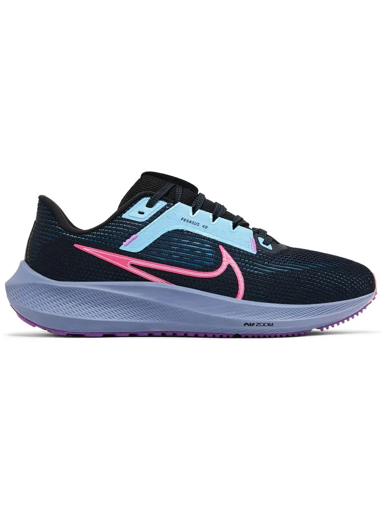 Кроссовки Nike Air Zoom Pegasus 40 SE 'Black Hyper Pink' — изображение 1 из 8, черный