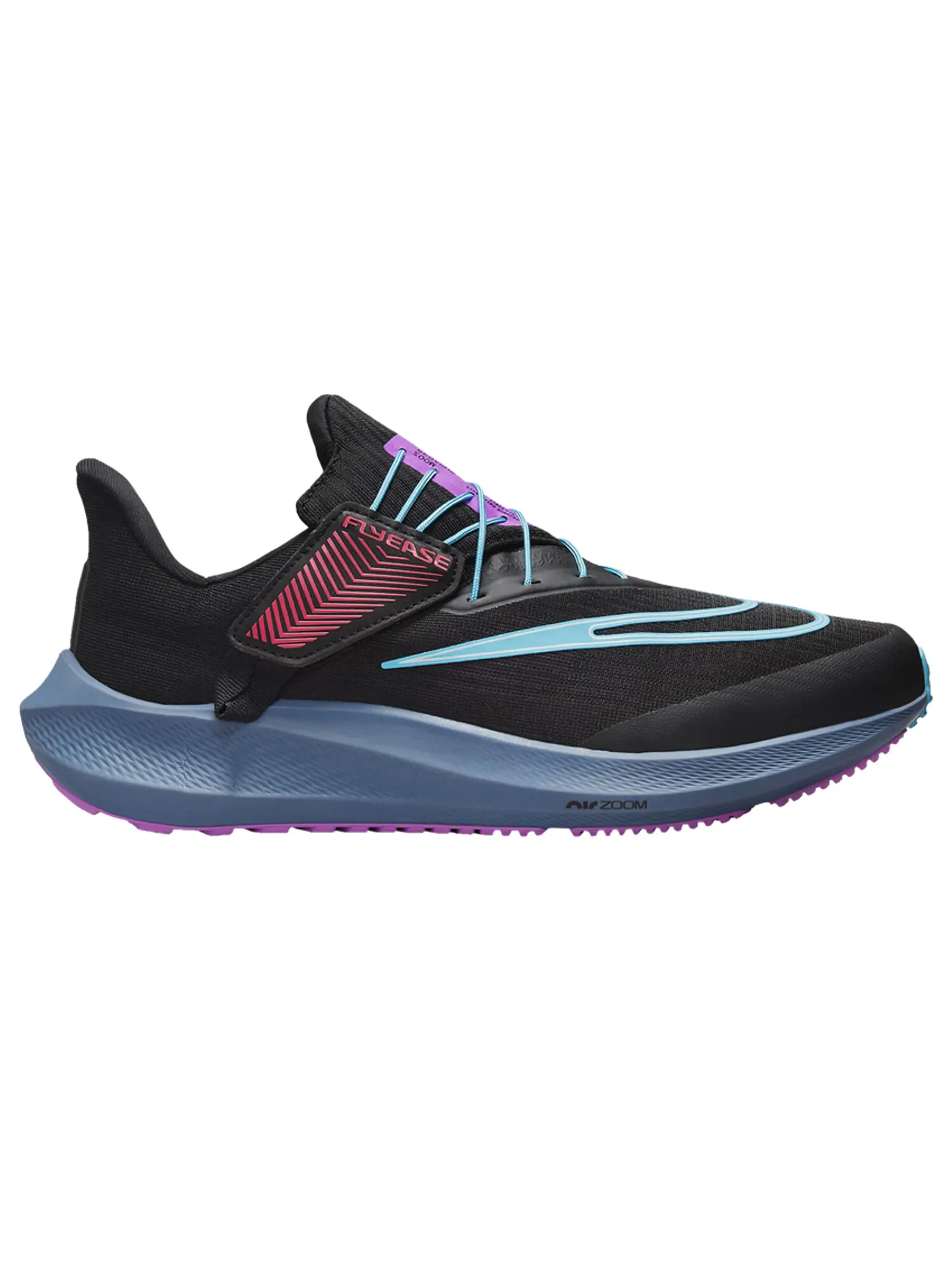 Кроссовки Nike Air Zoom Pegasus 39 FlyEase SE 'Black Baltic Blue' — изображение 1 из 1, черный