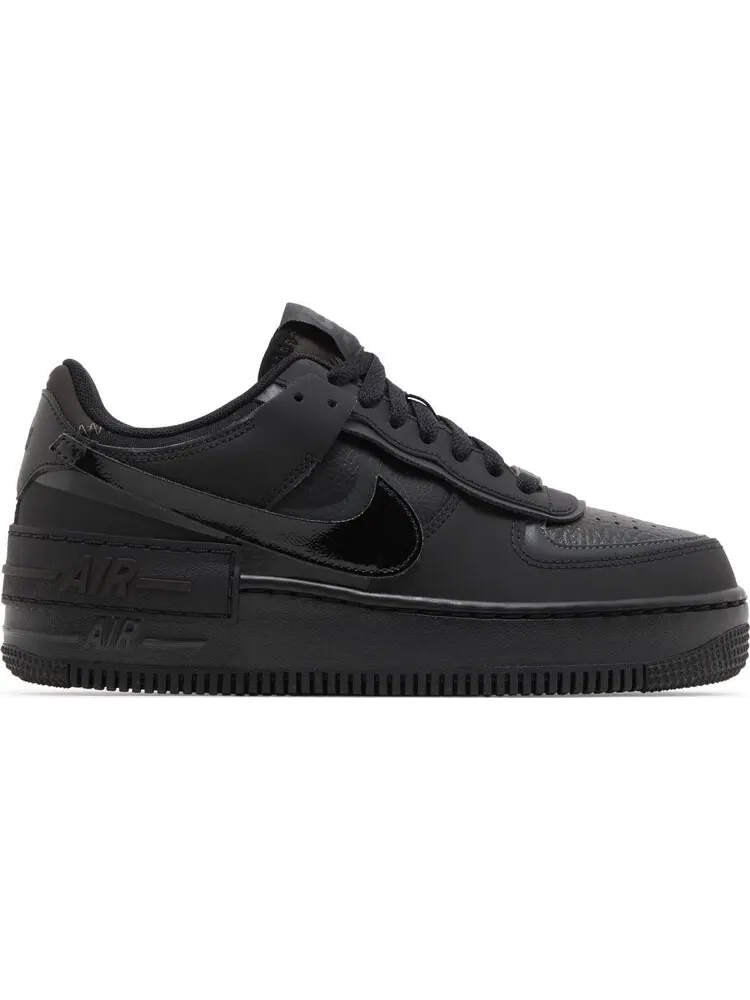 Кроссовки Wmns Air Force 1 Shadow 'Triple Black' — изображение 1 из 4, черный