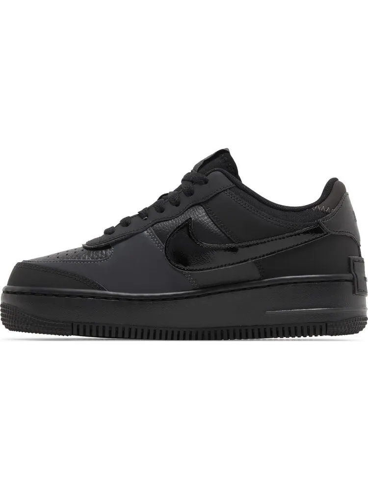 Кроссовки Wmns Air Force 1 Shadow 'Triple Black' — изображение 3 из 4, черный