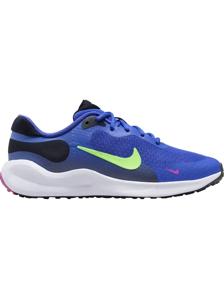 Кроссовки Revolution 7 GS 'Ultramarine Lime Blast' — изображение 1 из 1, синий