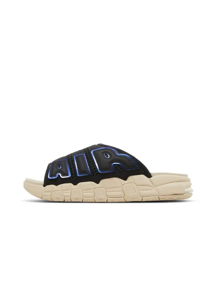 Шлепанцы Air More Uptempo Slide 'Black Sanddrift Iridescent' — изображение 3 из 8, черный