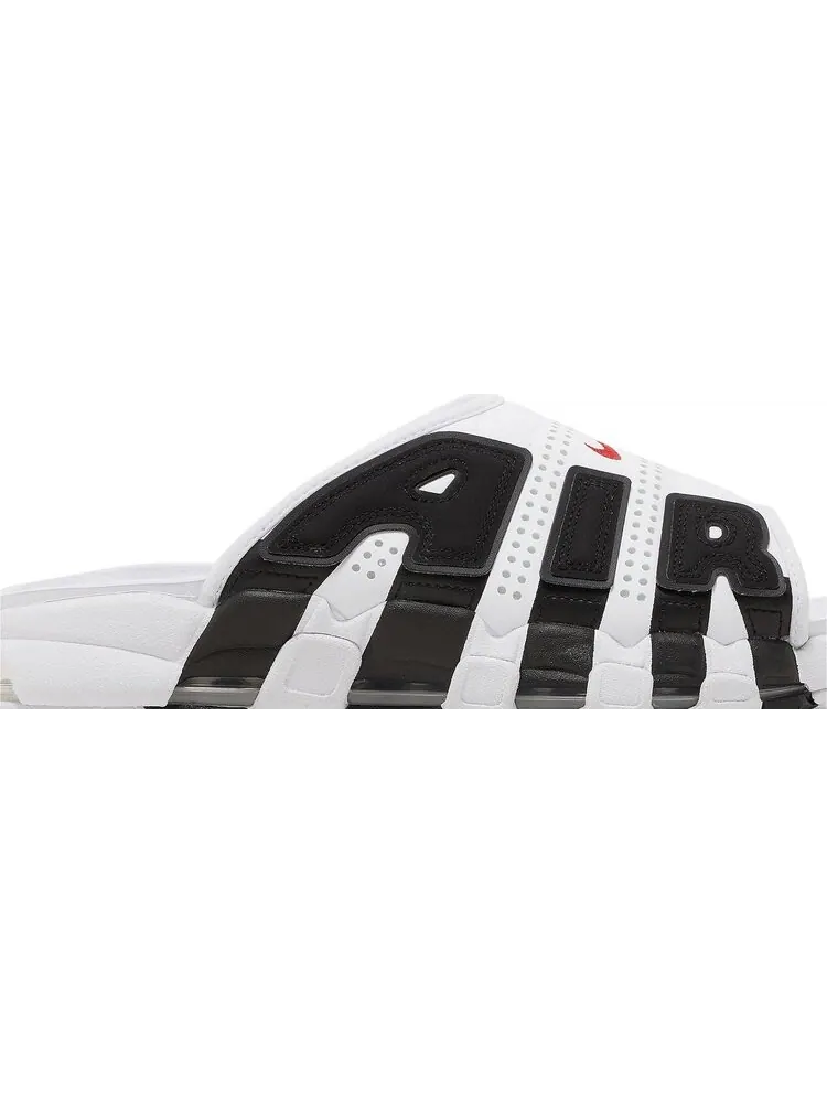 Кроссовки Air More Uptempo Slide 'White Black Red' — изображение 2 из 4, белый