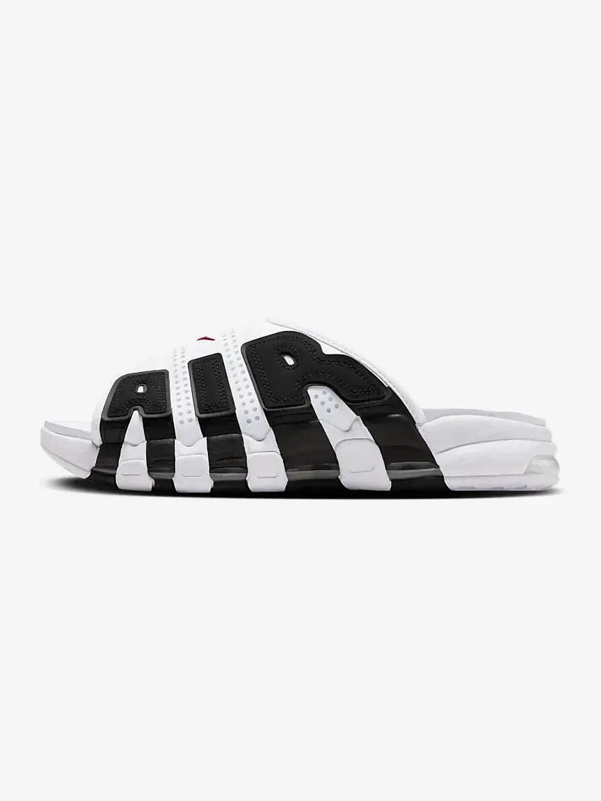 Шлепанцы Nike Air More Uptempo Slide 'White Black Red' — изображение 1 из 5, белый