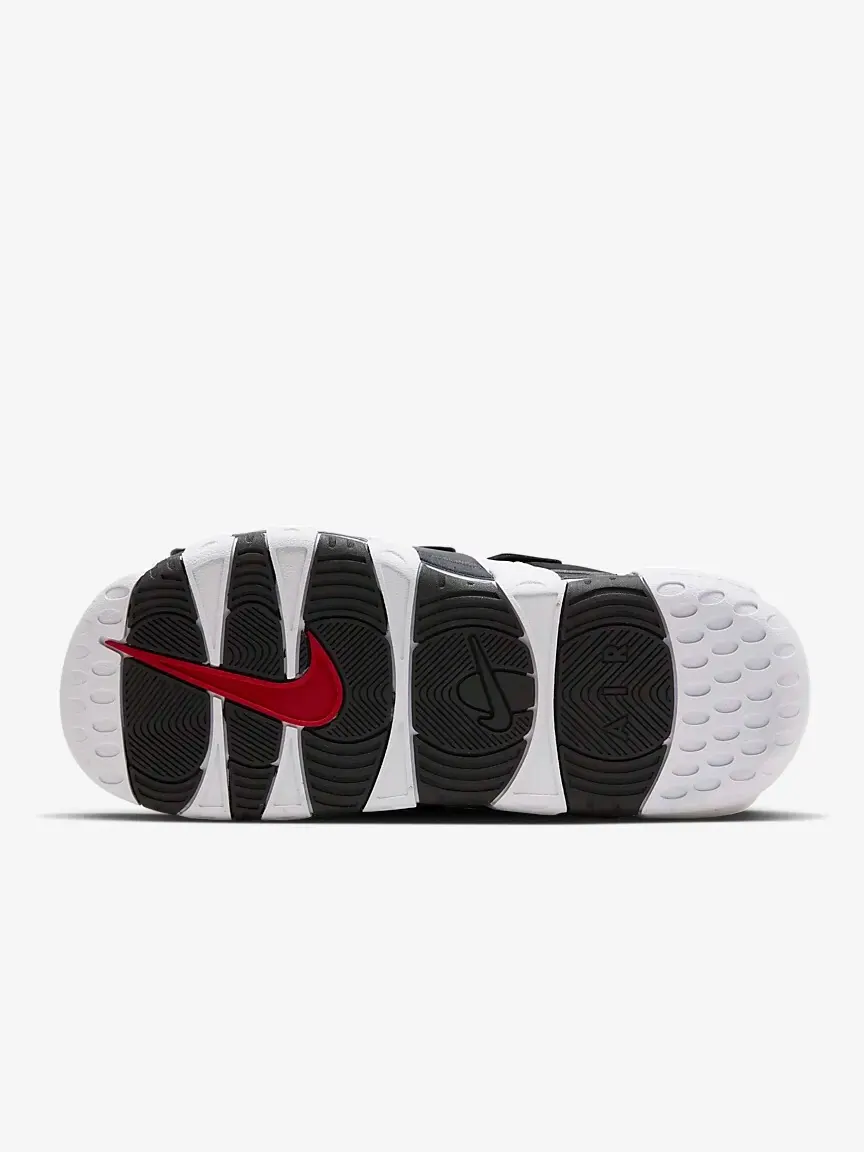 Шлепанцы Nike Air More Uptempo Slide 'White Black Red' — изображение 2 из 5, белый