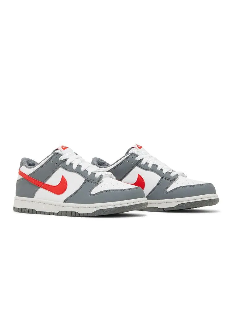 Кроссовки Nike Dunk Low Next Nature GS 'Smoke Grey Light Crimson' — изображение 9 из 9, серый/светлый/белый