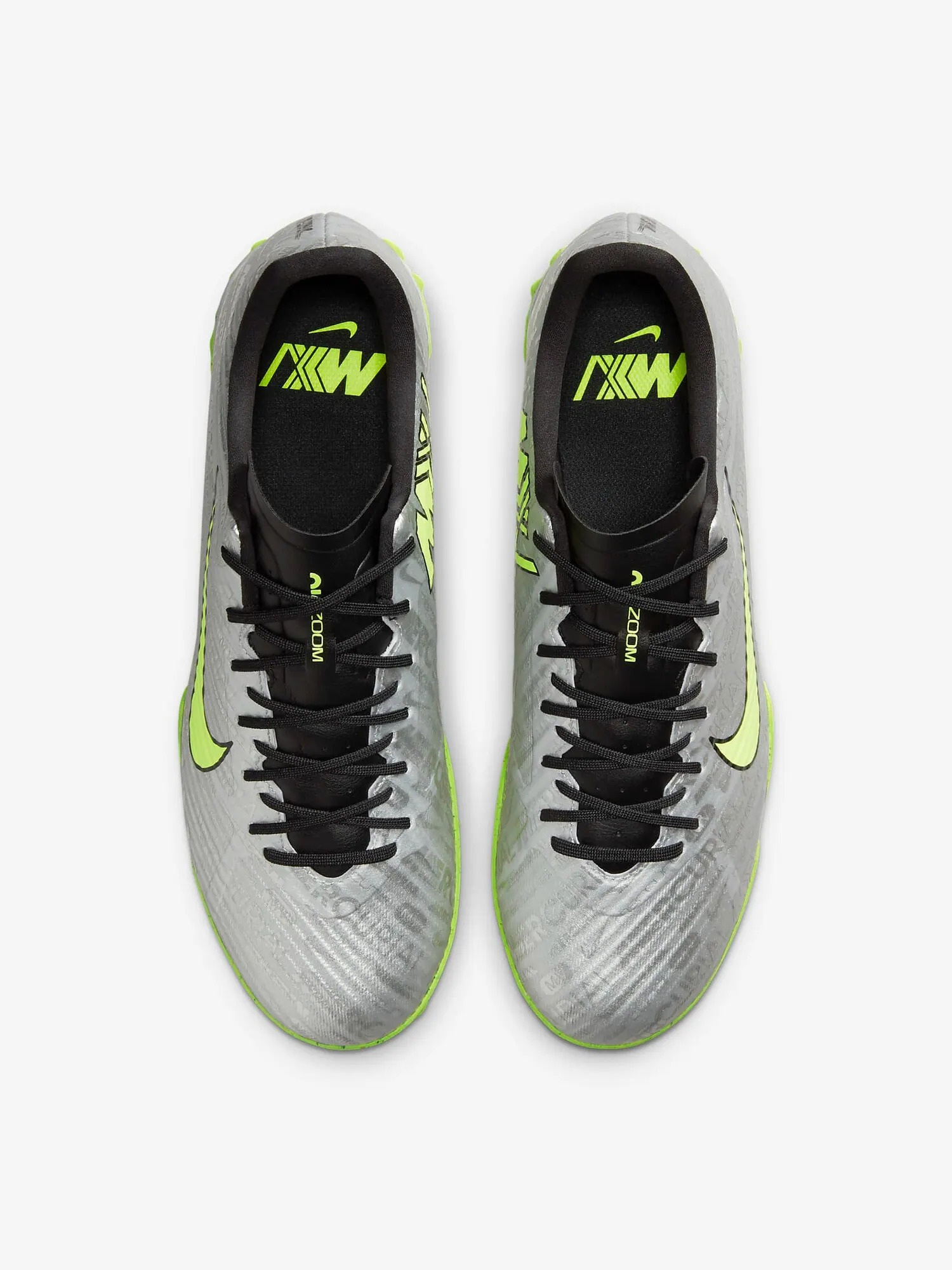 Кроссовки Nike Zoom Mercurial Vapor 15 Academy TF '25th Anniversary Pack' — изображение 3 из 6, серебристый/мультиколор