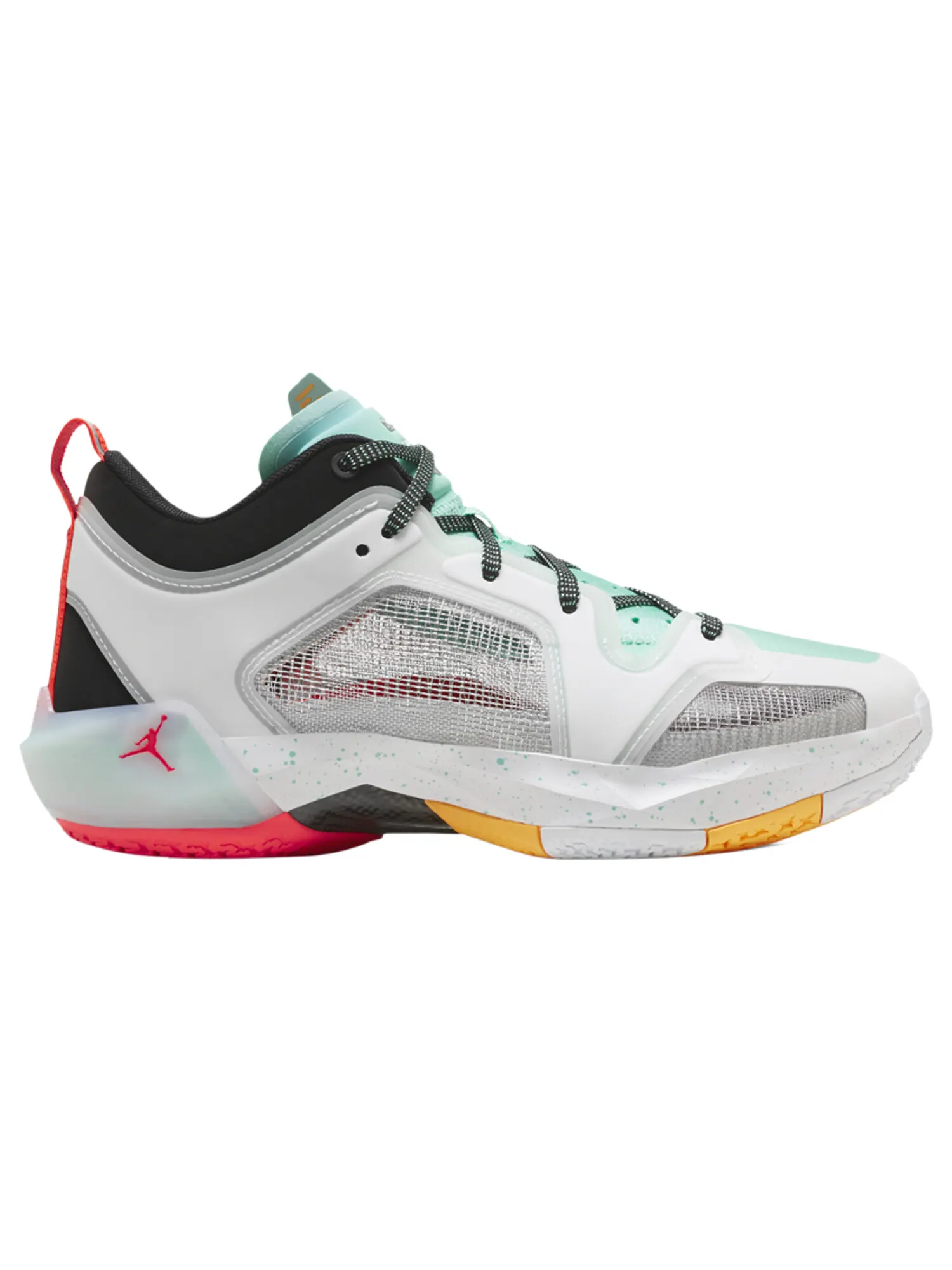 Кроссовки Air Jordan Guo Ailun x 37 Low PF 'Silver Island Green' — изображение 1 из 1, белый