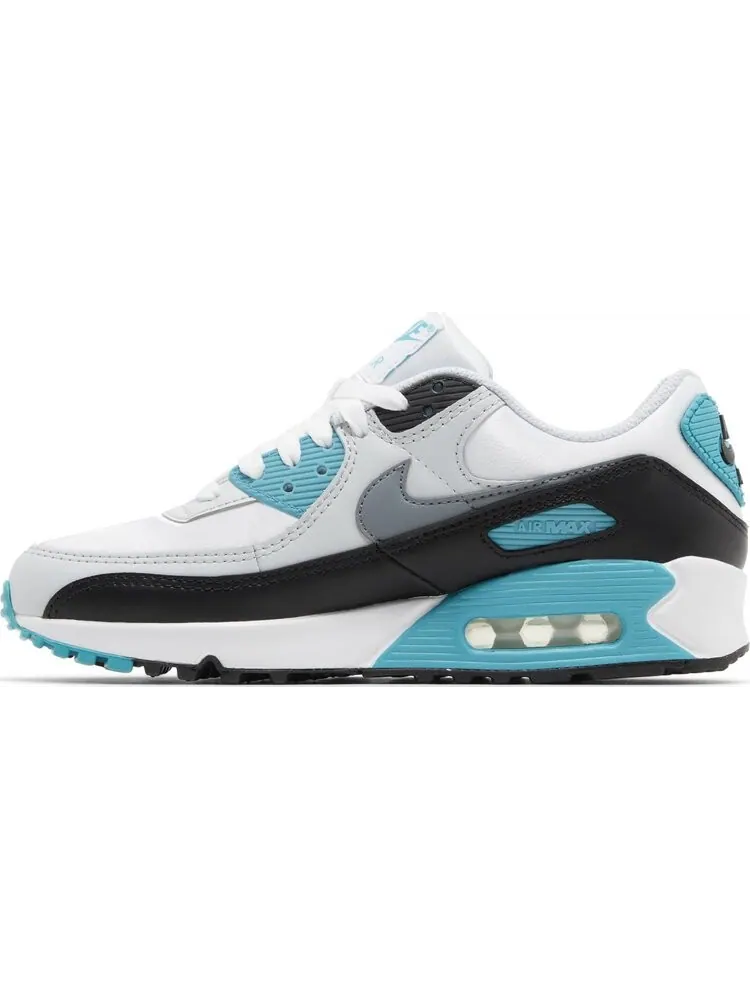 Кроссовки Wmns Air Max 90 'White Teal Nebula' — изображение 3 из 4, белый