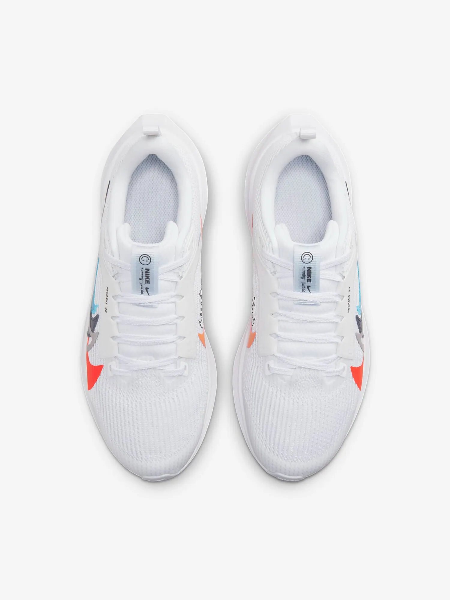 Кроссовки Nike Air Zoom Pegasus 40 Premium GS — изображение 3 из 6, белый/мультиколор