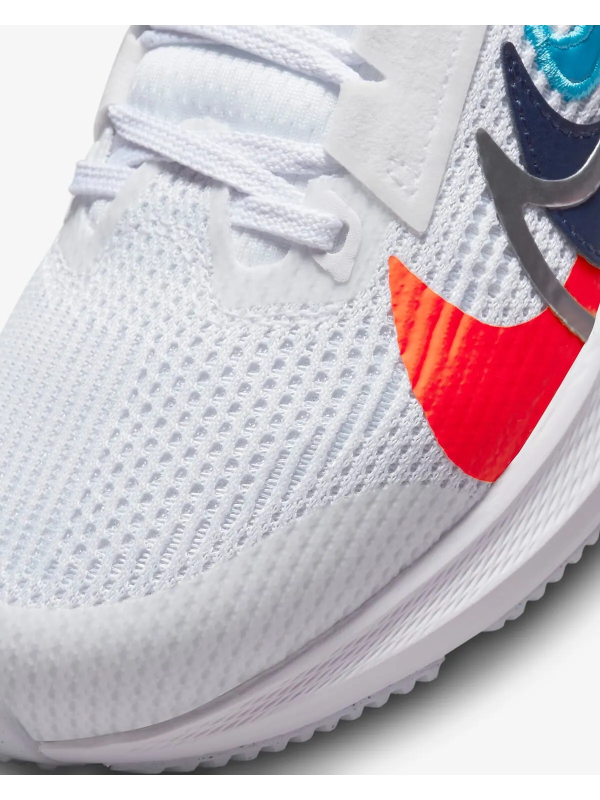Кроссовки Nike Air Zoom Pegasus 40 Premium GS — изображение 5 из 6, белый/мультиколор