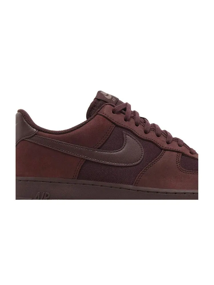 Кроссовки Nike Air Force 1 '07 LX 'Burgundy Crush' — изображение 3 из 9, бордовый/бордовый