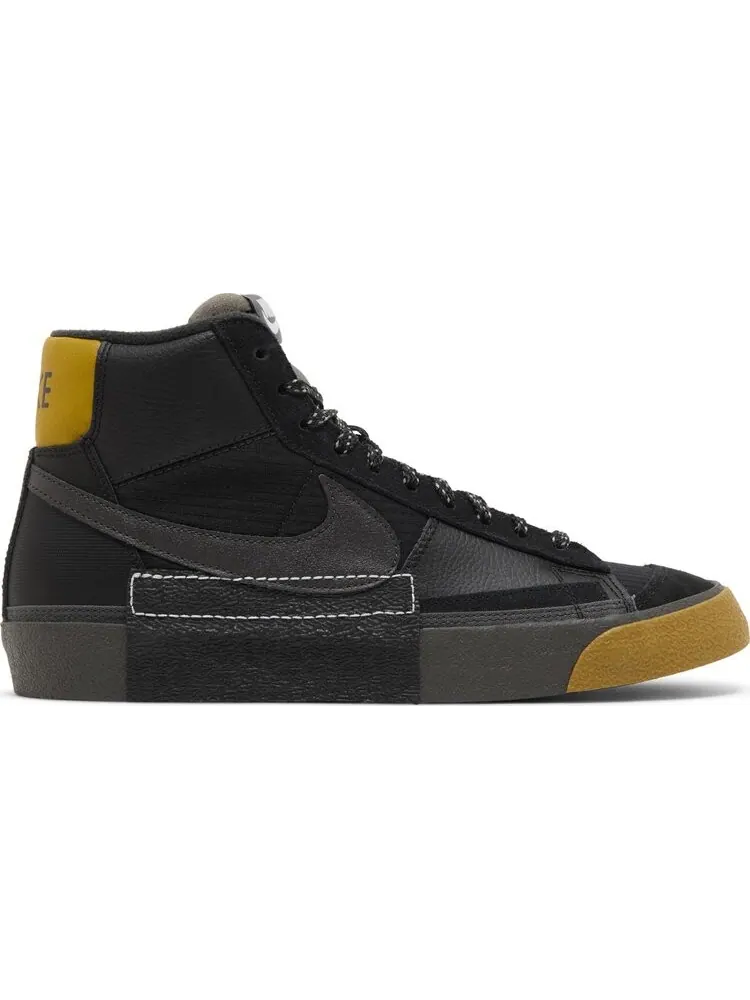 Кроссовки Blazer Mid Pro Club 'Remastered - Black Bronzine' — изображение 1 из 4, черный