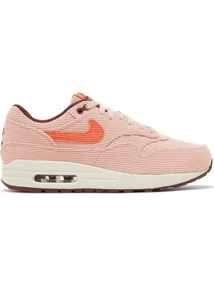 Кроссовки Air Max 1 Premium 'Coral Stardust Corduroy' — изображение 1 из 4, розовый