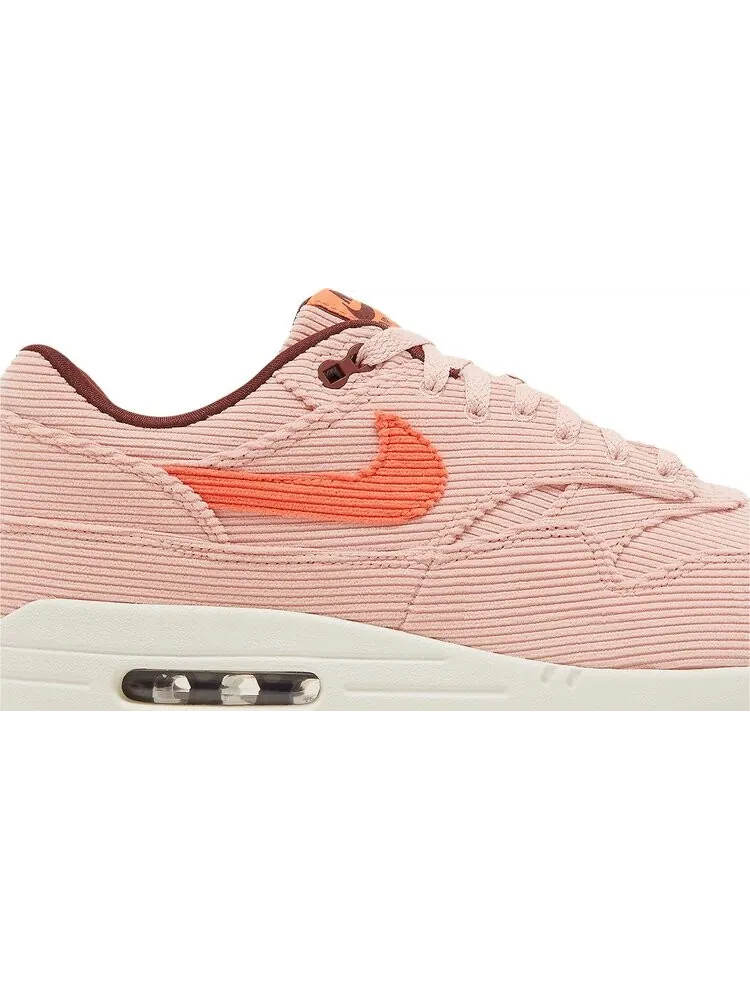 Кроссовки Air Max 1 Premium 'Coral Stardust Corduroy' — изображение 2 из 4, розовый