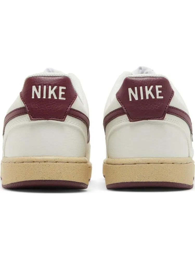 Кроссовки Nike Court Vision Low Next Nature 'Sail Dark Beetroot' — изображение 6 из 8, бежевый