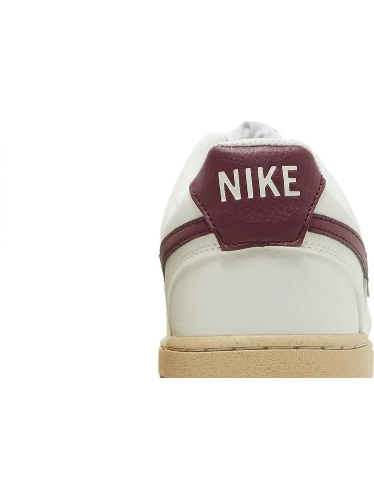 Кроссовки Nike Court Vision Low Next Nature 'Sail Dark Beetroot' — изображение 7 из 8, бежевый