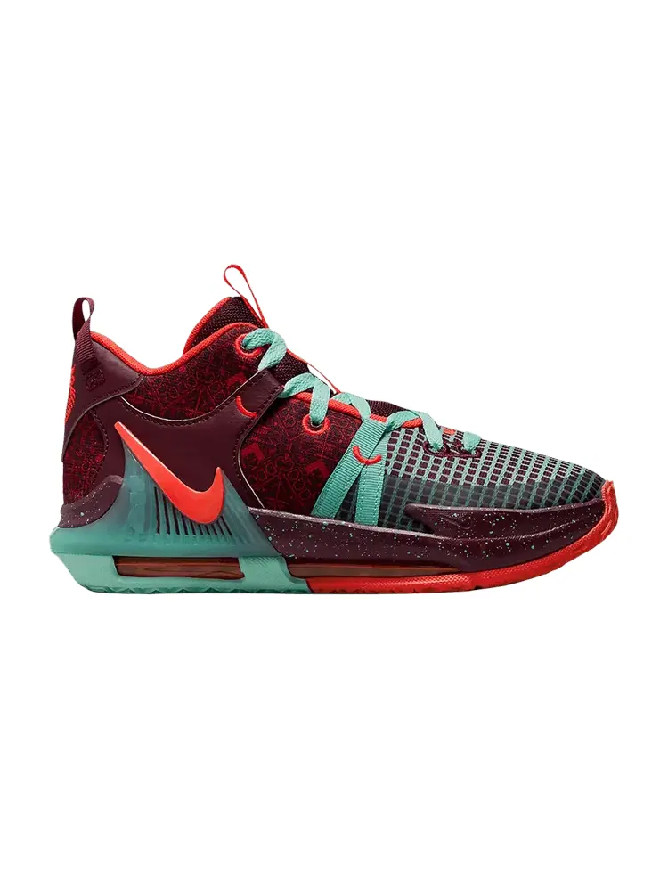 Кроссовки LeBron Witness 7 SE GS 'Team Red Jade' — изображение 1 из 1, красный