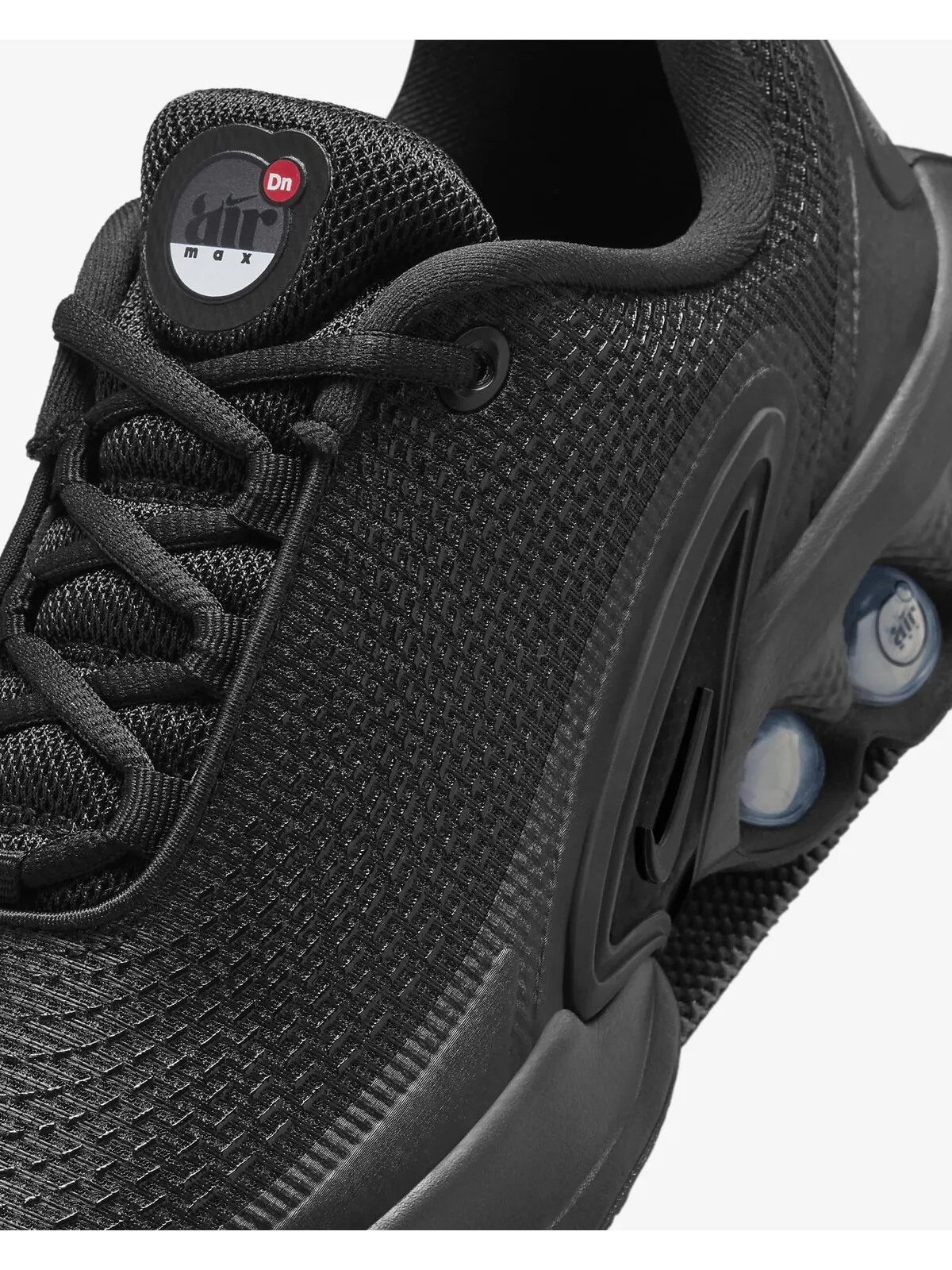 Кроссовки детские Nike Air Max Dn 'Black Metallic' — изображение 7 из 8, черный